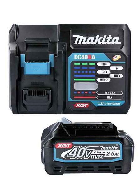 40Vmax 2.5Ah Li-ion XGT Battery With DC40RA Fast Charger