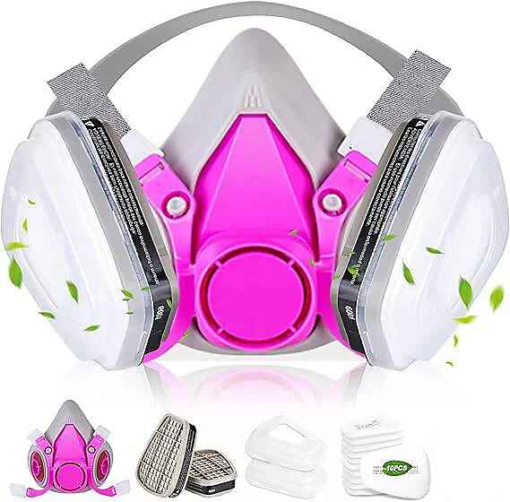 Respirator mask with filter